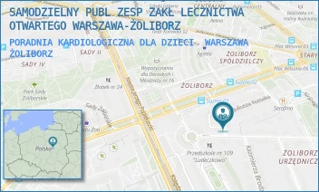 PORADNIA KARDIOLOGICZNA DLA DZIECI - SAMODZIELNY PUBL ZESP ZAKŁ LECZNICTWA OTWARTEGO WARSZAWA-ŻOLIBORZ - KOCHOWSKIEGO 4,  WARSZAWA ŻOLIBORZ