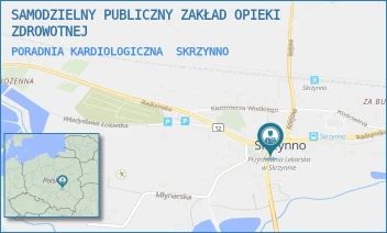 PORADNIA KARDIOLOGICZNA - SAMODZIELNY PUBLICZNY ZAKŁAD OPIEKI ZDROWOTNEJ - PLAC 1000- LECIA 2,  SKRZYNNO