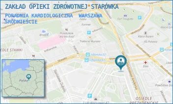 PORADNIA KARDIOLOGICZNA - ZAKŁAD OPIEKI ZDROWOTNEJ STARÓWKA - ANDERSA 37,  WARSZAWA ŚRÓDMIEŚCIE