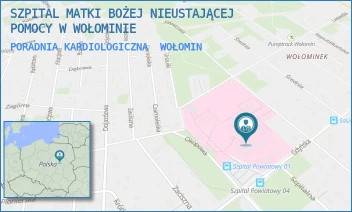 PORADNIA KARDIOLOGICZNA - SZPITAL MATKI BOŻEJ NIEUSTAJĄCEJ POMOCY W WOŁOMINIE - GDYŃSKA 1/3,  WOŁOMIN