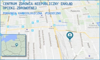 PORADNIA KARDIOLOGICZNA - CENTRUM ZDROWIA ADAM MUSZYŃSKI SPÓŁKA KOMANDYTOWO-AKCYJNA - CZAJEWICZA 5/7,  PIASECZNO
