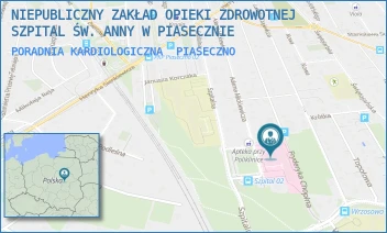 PORADNIA KARDIOLOGICZNA - NIEPUBLICZNY ZAKŁAD OPIEKI ZDROWOTNEJ SZPITAL ŚW. ANNY W PIASECZNIE - MICKIEWICZA 39,  PIASECZNO