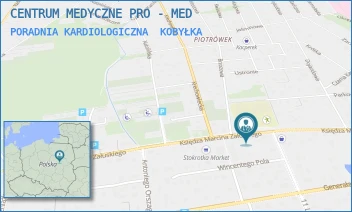 PORADNIA KARDIOLOGICZNA - CENTRUM MEDYCZNE PRO - MED - ZAŁUSKIEGO 86,  KOBYŁKA