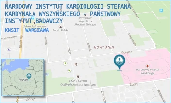KNSIT - NARODOWY INSTYTUT KARDIOLOGII STEFANA KARDYNAŁA WYSZYŃSKIEGO - PAŃSTWOWY INSTYTUT BADAWCZY - ALPEJSKA 42,  WARSZAWA