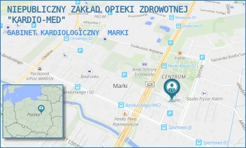 GABINET KARDIOLOGICZNY - NIEPUBLICZNY ZAKŁAD OPIEKI ZDROWOTNEJ "KARDIO-MED" - SPORTOWA 3,  MARKI
