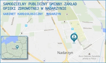 GABINET KARDIOLOGICZNY - SAMODZIELNY PUBLICZNY GMINNY ZAKŁAD OPIEKI ZDROWOTNEJ W NADARZYNIE - SITARSKICH 3,  NADARZYN