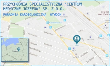 PORADNIA KARDIOLOGICZNA - PRZYCHODNIA SPECJALISTYCZNA "CENTRUM MEDYCZNE JÓZEFÓW" SP. Z O.O. - ŚWIDERSKA 9/11,  OTWOCK