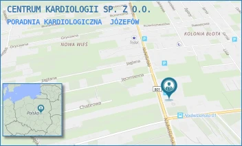 PORADNIA KARDIOLOGICZNA - CENTRUM KARDIOLOGII SP. Z O.O. - NADWISLAŃSKA 37,  JÓZEFÓW