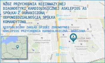 NIEPUBLICZNY ZAKŁAD OPIEKI ZDROWOTNEJ ASKLEPIOS PRZYCHODNIA KARDIOLOGICZNA - NZOZ PRZYCHODNIA NIEINWAZYJNEJ DIAGNOSTYKI KARDIOLOGICZNEJ ASKLEPIOS AS SPÓŁKA Z OGRANICZONĄ ODPOWIEDZIALNOŚCIĄ SPÓŁKA KOMANDYTOWA - SONATY 6D,  WARSZAWA