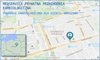 PORADNIA KARDIOLOGICZNA DLA DZIECI - MEDSERVICE PRYWATNA PRZYCHODNIA KARDIOLOGICZNA - ŚWIĘTOKRZYSKA 18,  WARSZAWA