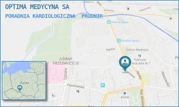 PORADNIA KARDIOLOGICZNA - OPTIMA MEDYCYNA SA - UL. NYSKA 1,  PRUDNIK