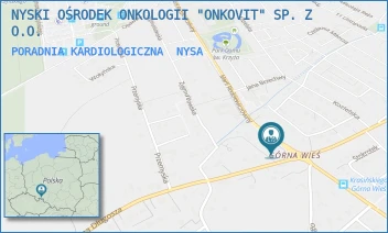 PORADNIA KARDIOLOGICZNA - NYSKI OŚRODEK ONKOLOGII "ONKOVIT" SP. Z O.O. - UL. MARII RODZIEWICZÓWNY 34,  NYSA
