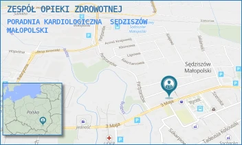 PORADNIA KARDIOLOGICZNA - ZESPÓŁ OPIEKI ZDROWOTNEJ - UL. 3-GO MAJA 2,  SĘDZISZÓW MAŁOPOLSKI