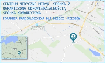 PORADNIA KARDIOLOGICZNA DLA DZIECI - CENTRUM MEDYCZNE MEDYK  SPÓŁKA Z OGRANICZONĄ ODPOWIEDZIALNOŚCIĄ SPÓŁKA KOMANDYTOWA - UL. FRYDERYKA SZOPENA 1,  RZESZÓW