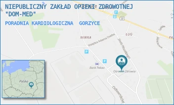 PORADNIA KARDIOLOGICZNA - NIEPUBLICZNY ZAKŁAD OPIEKI ZDROWOTNEJ "DOM-MED" - UL. JÓZEFA PIŁSUDSKIEGO 17,  GORZYCE