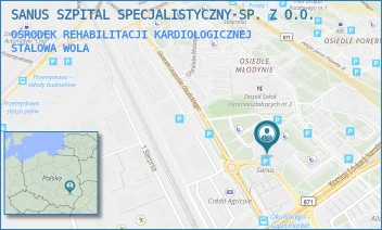 OŚRODEK REHABILITACJI KARDIOLOGICZNEJ - SANUS SZPITAL SPECJALISTYCZNY SP. Z O.O. - UL. WOJSKA POLSKIEGO 5,  STALOWA WOLA