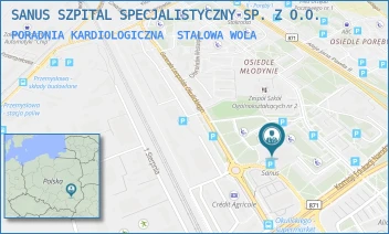 PORADNIA KARDIOLOGICZNA - SANUS SZPITAL SPECJALISTYCZNY SP. Z O.O. - UL. WOJSKA POLSKIEGO 5,  STALOWA WOLA