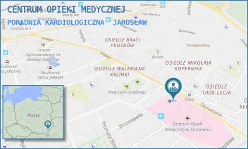 PORADNIA KARDIOLOGICZNA - CENTRUM OPIEKI MEDYCZNEJ - UL. 3 MAJA 70,  JAROSŁAW