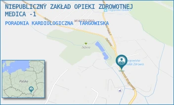 PORADNIA KARDIOLOGICZNA - NIEPUBLICZNY ZAKŁAD OPIEKI ZDROWOTNEJ MEDICA -1 - UL. ARMII KRAJOWEJ 25,  TARGOWISKA