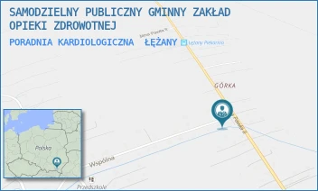 PORADNIA KARDIOLOGICZNA - SAMODZIELNY PUBLICZNY GMINNY ZAKŁAD OPIEKI ZDROWOTNEJ - UL. WSPÓLNA 1,  ŁĘŻANY