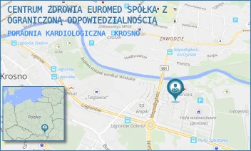PORADNIA KARDIOLOGICZNA - CENTRUM ZDROWIA EUROMED SPÓŁKA Z OGRANICZONĄ ODPOWIEDZIALNOŚCIĄ - UL. BURSAKI 29/B,  KROSNO