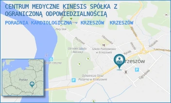 PORADNIA KARDIOLOGICZNA - KRZESZÓW - CENTRUM MEDYCZNE KINESIS SPÓŁKA Z OGRANICZONĄ ODPOWIEDZIALNOŚCIĄ - UL. RYNEK 32,  KRZESZÓW