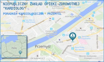 PORADNIA KARDIOLOGICZNA - NIEPUBLICZNY ZAKŁAD OPIEKI ZDROWOTNEJ "KARDIOLOG" - UL. SPORTOWA 4,  PRZEMYŚL