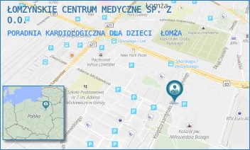 PORADNIA KARDIOLOGICZNA DLA DZIECI - ŁOMŻYŃSKIE CENTRUM MEDYCZNE SP. Z O.O. - KS. KARDYNAŁA WYSZYŃSKIEGO 9,  ŁOMŻA