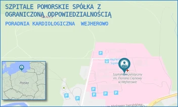 PORADNIA KARDIOLOGICZNA - SZPITALE POMORSKIE SPÓŁKA Z OGRANICZONĄ ODPOWIEDZIALNOŚCIĄ - UL. DR. ALOJZEGO JAGALSKIEGO 10,  WEJHEROWO