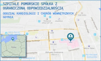 ODDZIAŁ KARDIOLOGII I CHORÓB WEWNĘTRZNYCH - SZPITALE POMORSKIE SPÓŁKA Z OGRANICZONĄ ODPOWIEDZIALNOŚCIĄ - UL. WÓJTA RADTKEGO 1,  GDYNIA