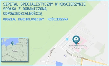 ODDZIAŁ KARDIOLOGICZNY - SZPITAL SPECJALISTYCZNY W KOŚCIERZYNIE SPÓŁKA Z OGRANICZONĄ ODPOWIEDZIALNOŚCIĄ - UL. A. PIECHOWSKIEGO 36,  KOŚCIERZYNA
