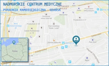 PORADNIA KARDIOLOGICZNA - NADMORSKIE CENTRUM MEDYCZNE SPÓŁKA Z OGRANICZONĄ ODPOWIEDZIALNOŚCIĄ - UL. KOŁOBRZESKA 46,  GDAŃSK