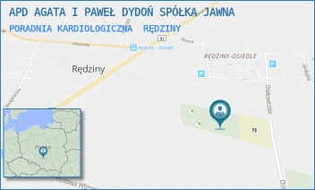 PORADNIA KARDIOLOGICZNA - APD AGATA I PAWEŁ DYDOŃ SPÓŁKA JAWNA - UL. DZIAŁKOWICZÓW 20,  RĘDZINY