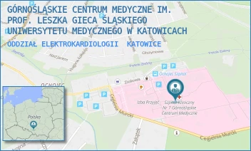 ODDZIAŁ ELEKTROKARDIOLOGII - GÓRNOŚLĄSKIE CENTRUM MEDYCZNE IM. PROF. LESZKA GIECA ŚLĄSKIEGO UNIWERSYTETU MEDYCZNEGO W KATOWICACH - UL. ZIOŁOWA 45-47,  KATOWICE