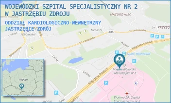ODDZIAŁ KARDIOLOGICZNO-WEWNĘTRZNY - WOJEWÓDZKI SZPITAL SPECJALISTYCZNY NR 2 W JASTRZĘBIU ZDROJU - ALEJA JANA PAWŁA II 7,  JASTRZĘBIE-ZDRÓJ