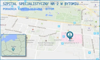 PORADNIA KARDIOLOGICZNA - SZPITAL SPECJALISTYCZNY NR 2 W BYTOMIU - UL. BATOREGO 15,  BYTOM