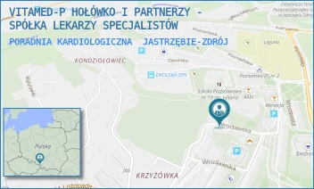 PORADNIA KARDIOLOGICZNA - VITAMED-P HOŁÓWKO I PARTNERZY - SPÓŁKA LEKARZY SPECJALISTÓW - UL. WROCŁAWSKA 20,  JASTRZĘBIE-ZDRÓJ