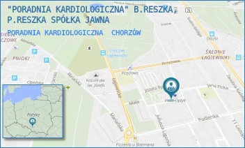 PORADNIA KARDIOLOGICZNA - "PORADNIA KARDIOLOGICZNA" B.RESZKA, P.RESZKA SPÓŁKA JAWNA - UL. ŚW. PAWŁA 11,  CHORZÓW