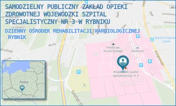 DZIENNY OŚRODEK REHABILITACJI KARDIOLOGICZNEJ - SAMODZIELNY PUBLICZNY ZAKŁAD OPIEKI ZDROWOTNEJ WOJEWÓDZKI SZPITAL SPECJALISTYCZNY NR 3 W RYBNIKU - UL. ENERGETYKÓW 46,  RYBNIK