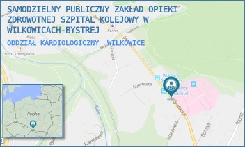 ODDZIAŁ KARDIOLOGICZNY - SAMODZIELNY PUBLICZNY ZAKŁAD OPIEKI ZDROWOTNEJ SZPITAL KOLEJOWY W WILKOWICACH-BYSTREJ - ŻYWIECKA 19,  WILKOWICE