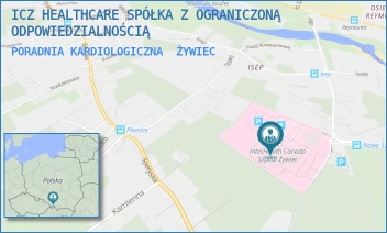 PORADNIA KARDIOLOGICZNA - ICZ HEALTHCARE SPÓŁKA Z OGRANICZONĄ ODPOWIEDZIALNOŚCIĄ - UL. POLA LISICKICH 80,  ŻYWIEC