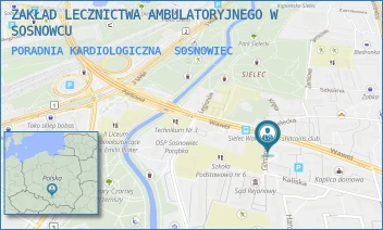PORADNIA KARDIOLOGICZNA - ZAKŁAD LECZNICTWA AMBULATORYJNEGO W SOSNOWCU - UL. WAWEL 15,  SOSNOWIEC