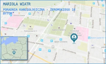 PORADNIA KARDIOLOGICZNA - ŻEROMSKIEGO 18 - MARIOLA WIATR - UL. STEFANA ŻEROMSKIEGO 18,  BYTOM