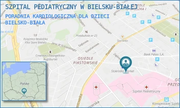 PORADNIA KARDIOLOGICZNA DLA DZIECI - SZPITAL PEDIATRYCZNY W BIELSKU-BIAŁEJ - UL. SOBIESKIEGO 83,  BIELSKO-BIAŁA
