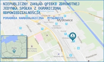 PORADNIA KARDIOLOGICZNA - NIEPUBLICZNY ZAKŁAD OPIEKI ZDROWOTNEJ JEDYNKA SPÓŁKA Z OGRANICZONĄ ODPOWIEDZIALNOŚCIĄ - UL. POWSTAŃCÓW 9,  MYSŁOWICE