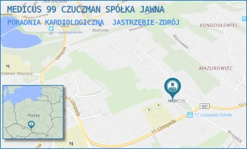 PORADNIA KARDIOLOGICZNA - MEDICUS 99 CZUCZMAN SPÓŁKA JAWNA - UL. DWORCOWA 1D,  JASTRZĘBIE-ZDRÓJ