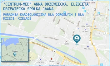 PORADNIA KARDIOLOGICZNA DLA DOROSŁYCH I DLA DZIECI - "CENTRUM-MED" ANNA DRZEWIECKA, ELŻBIETA DRZEWIECKA SPÓŁKA JAWNA - UL. BYTOMSKA 50,  CZELADŹ