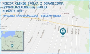 PORADNIA KARDIOLOGICZNA - KONIOR CLINIC SPÓŁKA  KOMANDYTOWA - UL. PSZENNA 11,  BIELSKO-BIAŁA
