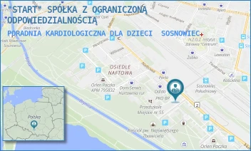 PORADNIA KARDIOLOGICZNA DLA DZIECI - "START" SPÓŁKA Z OGRANICZONĄ ODPOWIEDZIALNOŚCIĄ - UL. NAFTOWA 35,  SOSNOWIEC