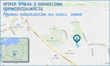 PORADNIA KARDIOLOGICZNA DLA DZIECI - OPIFER SPÓŁKA Z OGRANICZONĄ ODPOWIEDZIALNOŚCIĄ - UL. ALOJZEGO PAWLICZKA 20,  ZABRZE